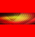 shiny neon lines stripes and waves technology vector image