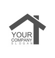 home logo vector image