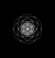 seed of life sacred geometry flower vector image vector image