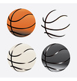 basketball poster vector image vector image