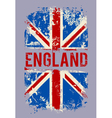 grunge banner uk national flag vector image vector image