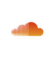 astana kazakhstan -20 july 2020 soundcloud icon vector image vector image