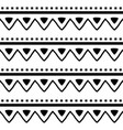aztec navajo seamless zig-zag pattern vector image