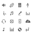 set of icons vector image