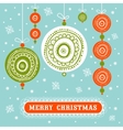 seamless xmas decoration vector image vector image