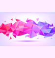 abstract geometric low poly 3d shape vector image