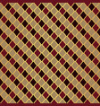 gold and red moroccan motif tile pattern vector image vector image