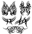 tattoo set vector image vector image