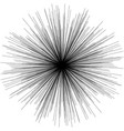 radial radiating dynamic rays beams lines vector image