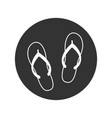flip flops symbol vector image vector image
