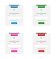 newsletter forms vector image