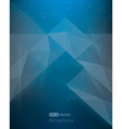 abstract dark blue background diamond style vector image vector image