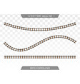 Straight Tracks Art Design Royalty Free Vector Image