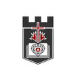 christian church logo vector image
