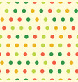 colorful polka dots seamless pattern vector image vector image