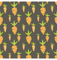 easter carrots seamless texture vector image