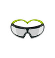 eye safety glasses cartoon vector image