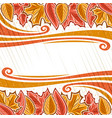 poster for autumn vector image vector image