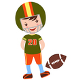 football player vector image