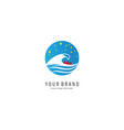 surf logo vector image