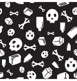 graffiti seamless pattern vector image