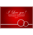 abstract red card for design vector image vector image