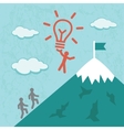 idea success business concept vector image vector image