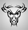 cow tribal vector image