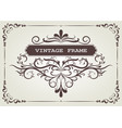 vintage frame vector image