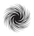 radial spiral burst vector image