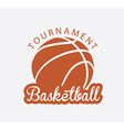 basketball poster vector image vector image
