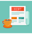 news vector image vector image