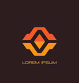 business sign logo vector image vector image