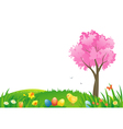 easter grass vector image