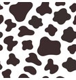 seamless pattern with cow spots graphics vector image vector image