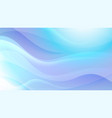 wavy soft blue abstract background vector image vector image