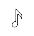 music note graphic design template isolated vector image vector image