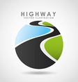 highway road vector image