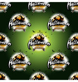 happy halloween seamless pattern with moon vector image vector image