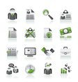 employment and jobs icons vector image
