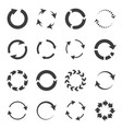 reload arrows combinations rotating looping vector image vector image