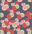 bright curly seamless pattern vector image vector image
