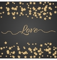 valentines day glitter shimmer card background vector image vector image