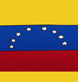 national flag of venezuela vector image
