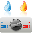 regulator boiler icon vector image vector image