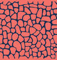 abstract background with mosaic shapes coral blue vector image