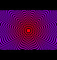 abstract floral psychedelic background vector image