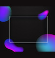abstract background with color bubbles and white vector image