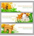 indian monument banner vector image