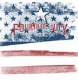 4th of july american independence day poster vector image vector image